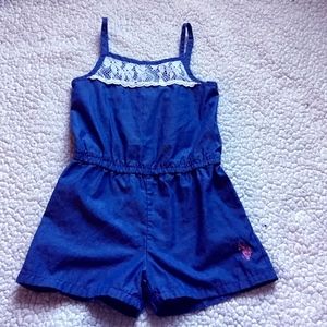 U.S. Polo Toddler Girl Romper